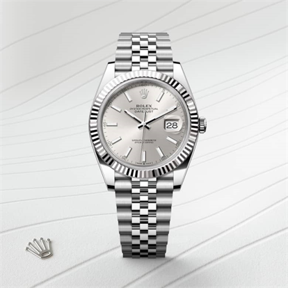 Datejust 41, Oyster, 41 mm, Oystersteel and white gold watch