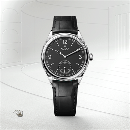 1908, 39 mm, 18 ct white gold, polished finish watch