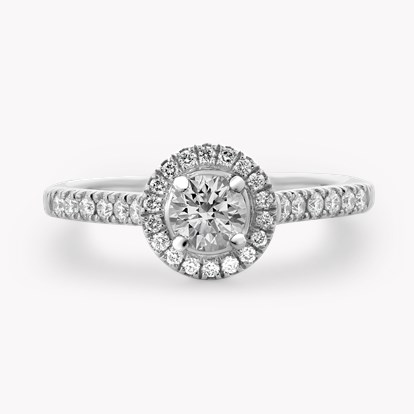 Celestial 0.39ct Fancy Light Grey Diamond Cluster Ring