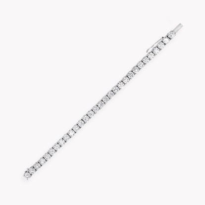 Brilliant Cut Diamond Line Bracelet