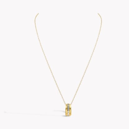 Manhattan 0.24ct Single Row Diamond Pendant
