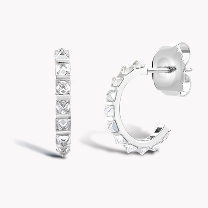 RockChic Diamond Hoop Earrings 1.04ct in Platinum