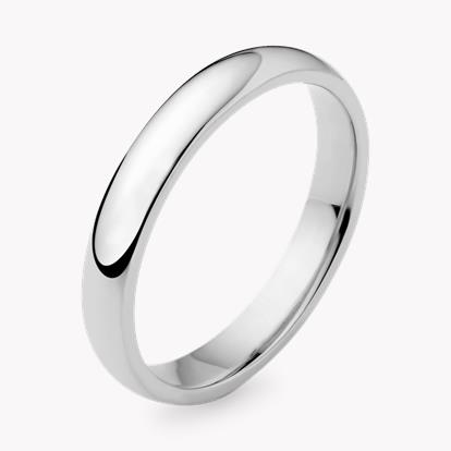 3mm Pragnell Court Wedding Ring in Platinum