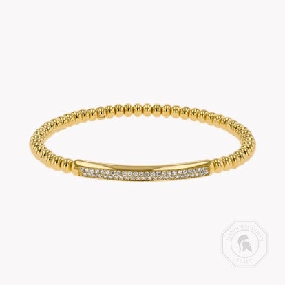 Bohemia 0.53ct Large Expandable Diamond Bracelet in 18ct Yellow Gold