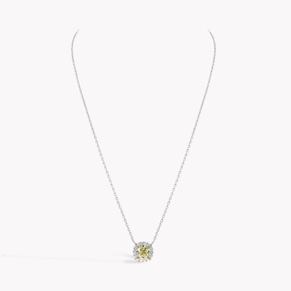 Celestial 1.10ct Fancy Yellow Diamond Pendant