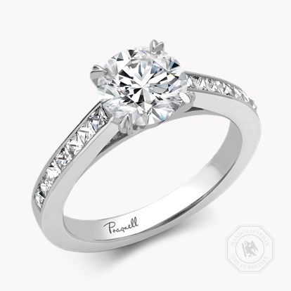 Gatsby 1.51ct Brilliant Cut Diamond Ring in Platinum
