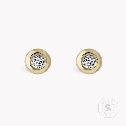 RockChain Diamond Earrings 0.60cts in 18ct Yellow Gold