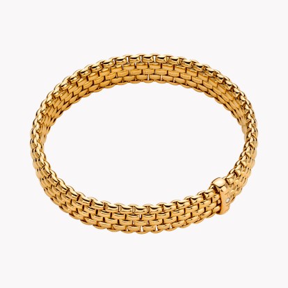 FOPE Panorama Flex'it 0.01ct Diamond Bracelet in 18ct Yellow Gold