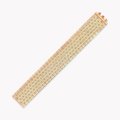 Art Deco Diamond Honeycomb Bracelet