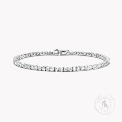 Brilliant Cut Diamond Line Bracelet