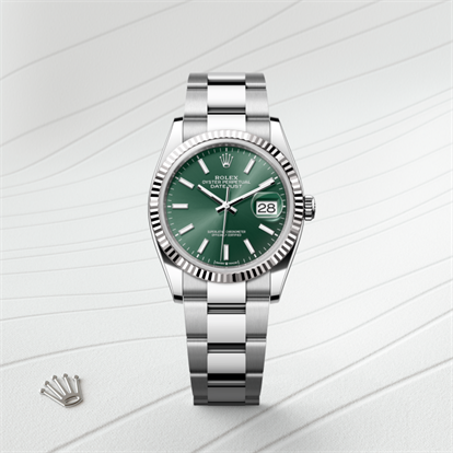 Datejust 36, Oyster, 36 mm, Oystersteel and white gold watch