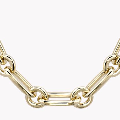 Havana Chain Necklace in Yellow Gold