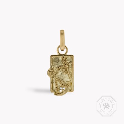 Zodiac Diamond Libra Pendant Charm