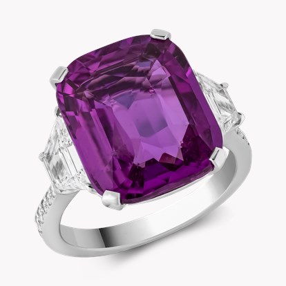 Masterpiece 10.11ct Madagascan Sapphire and Diamond Ring