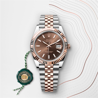 Datejust 41, Oyster, 41 mm, Oystersteel and Everose gold watch