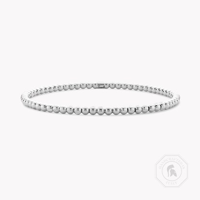 Bohemia Plain Bangle in 18ct White Gold
