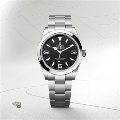 Explorer 40, Oyster, 40 mm, Oystersteel watch