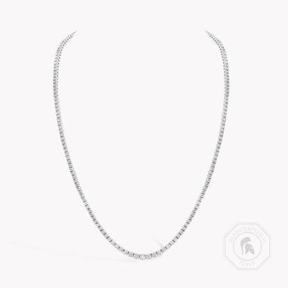 Brilliant Diamond Line Necklace