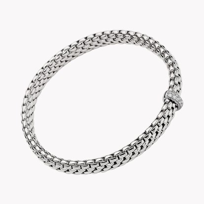 FOPE Vendôme Flex'it 0.10ct Diamond Bracelet in 18ct White Gold