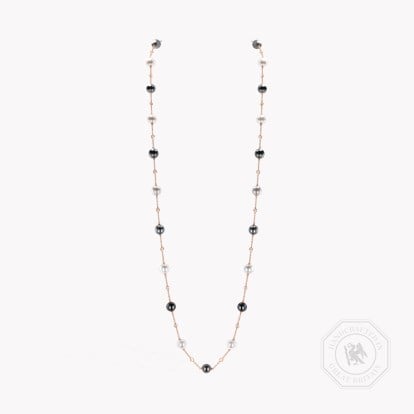 Akoya and Tahitian Pearl Necklace