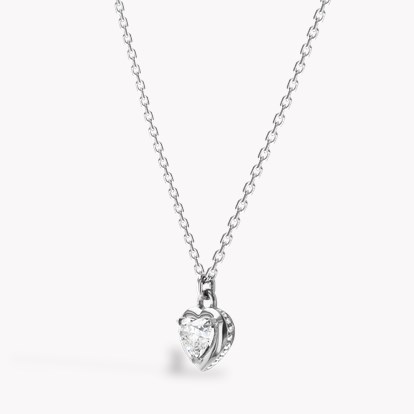 Skimming Stone 0.70ct Botswana Diamond Pendant