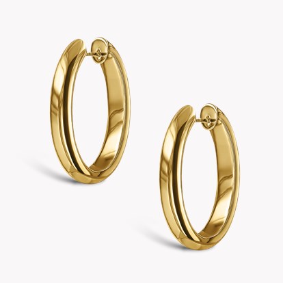 Yellow Gold Extra Large Hoop Earrings