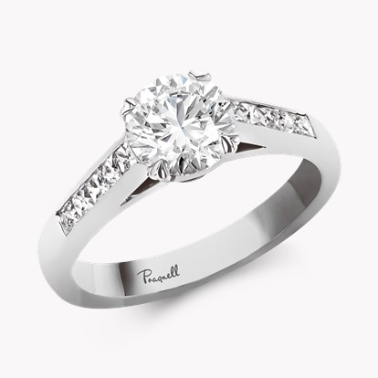 Gatsby 0.70ct Brilliant Cut Diamond Ring in Platinum