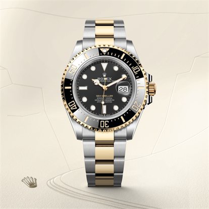 Sea-Dweller, Oyster, 43 mm, Oystersteel and yellow gold watch