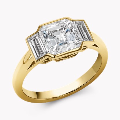 Kingdom 2.00ct Diamond Three Stone Ring in 18ct Yellow Gold