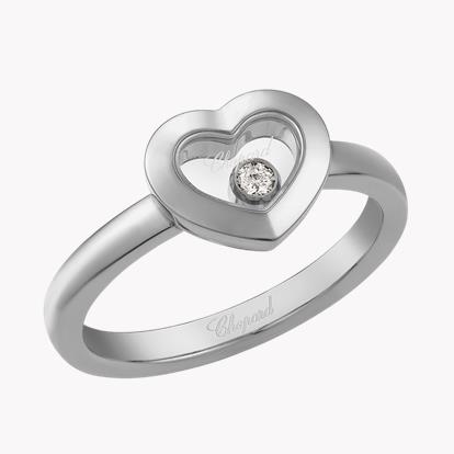 Chopard Happy Diamonds Solitaire Ring 0.05CT in White Gold