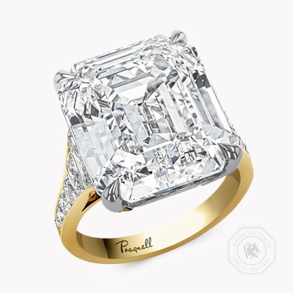 Masterpiece Pragnell Setting 17.26ct Diamond Solitaire Ring