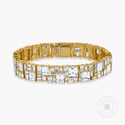 Masterpiece Mosaic 31.33ct Diamond Bracelet