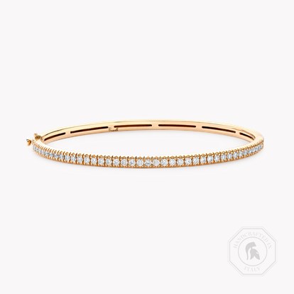 Diamond Half Hoop Bangle