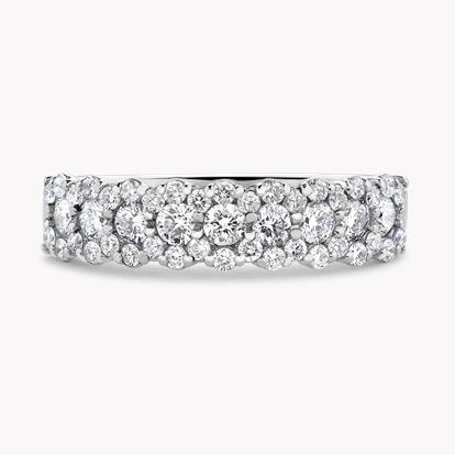 Brilliant Cut Diamond Half Eternity Ring