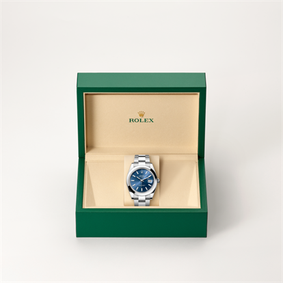 Datejust 41, Oyster, 41 mm, Oystersteel watch inside presentation box
