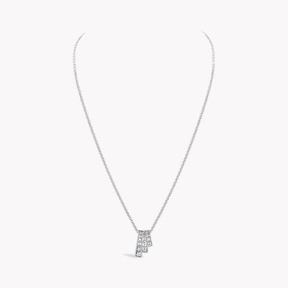 Manhattan 0.92ct Diamond Three Row Fan Pendant