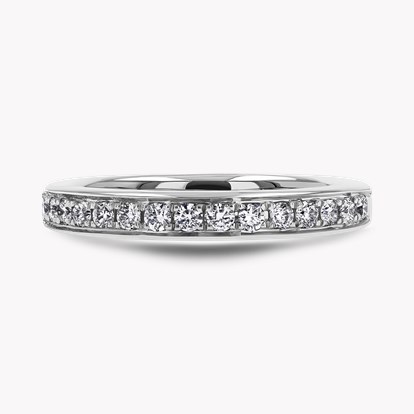 Brilliant Cut Diamond Half Eternity Ring