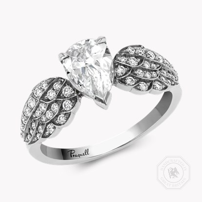 Tiara 0.90ct Diamond Solitaire Ring in Platinum