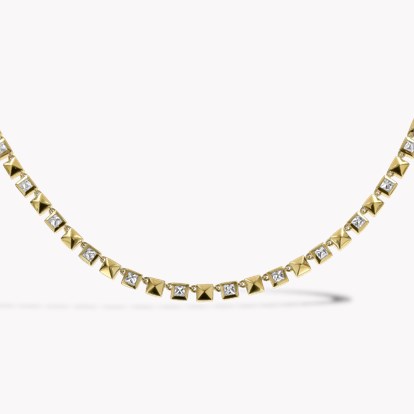 RockChic 3.05ct Inverted Princess Cut Diamond Necklace