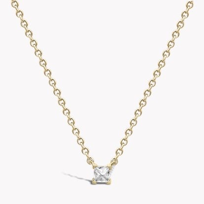 RockChic Diamond Solitaire Pendant 0.20ct in 18ct Yellow Gold