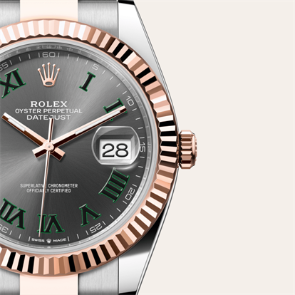 Datejust 41, Oyster, 41 mm, Oystersteel and Everose gold watch
