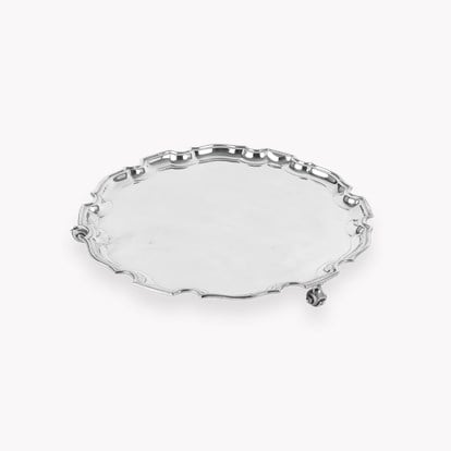 Silver Queen Elizabeth II Salver Wakely & Wheeler, 1969