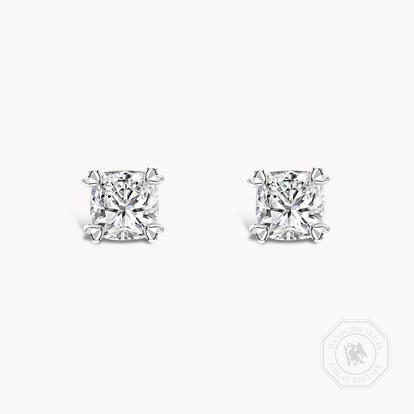 Windsor 0.93ct Cushion Diamond Ear Studs