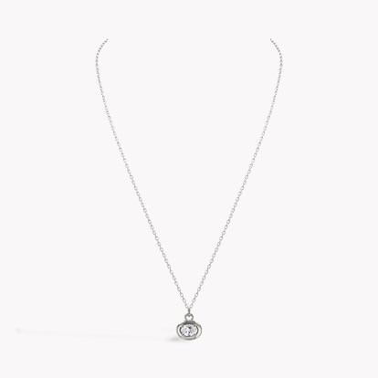 Skimming Stone 0.50ct Angola Diamond Pendant