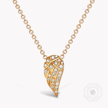 Tiara Small Diamond Pendant 0.23ct in 18ct Rose Gold