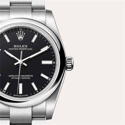 Oyster Perpetual 34, Oyster, 34 mm, Oystersteel watch