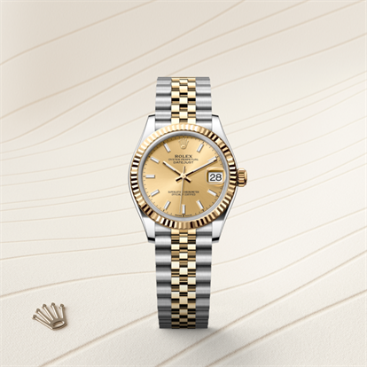 Datejust 31, Oyster, 31 mm, Oystersteel and yellow gold watch
