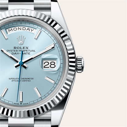 Day-Date 40, Oyster, 40 mm, platinum watch
