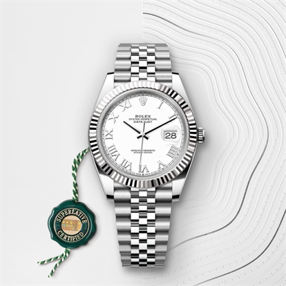 Datejust 41, Oyster, 41 mm, Oystersteel and white gold watch