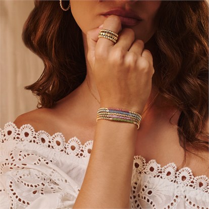 Bohemia 0.632ct Blue Sapphire Expandable Bangle